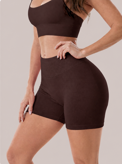 PeachFit Seamless Scrunch Gym Shorts